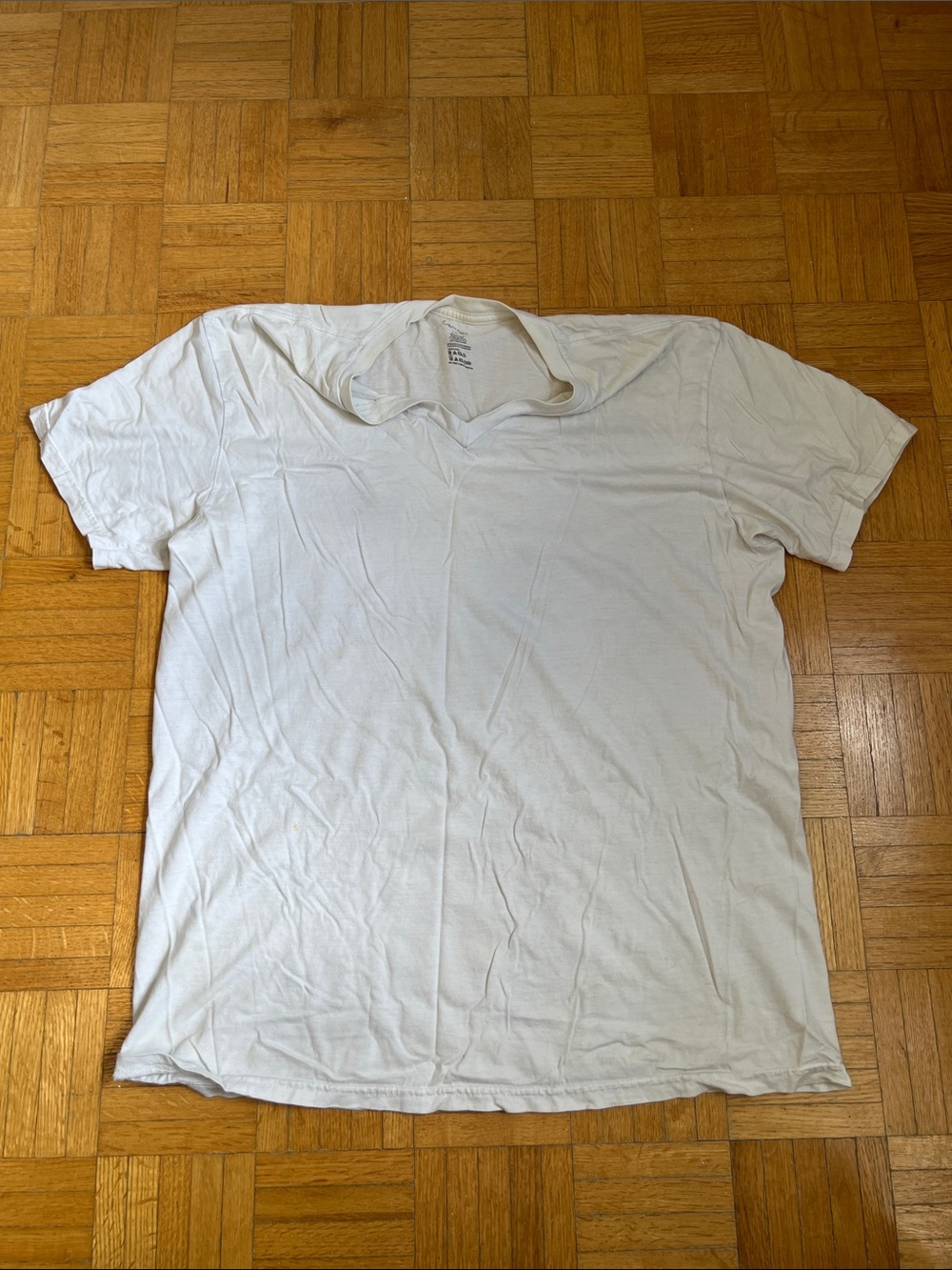 Calvin Klein Women's White Short-Sleeve Crewneck Tee
